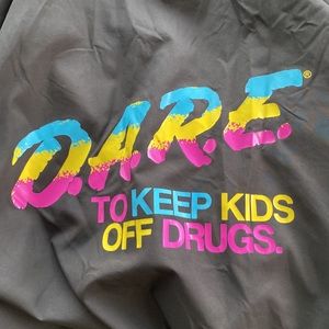 Vintage Rare D.A.R.E. To Keep Kids Off Drugs Jacket With Hood Size S